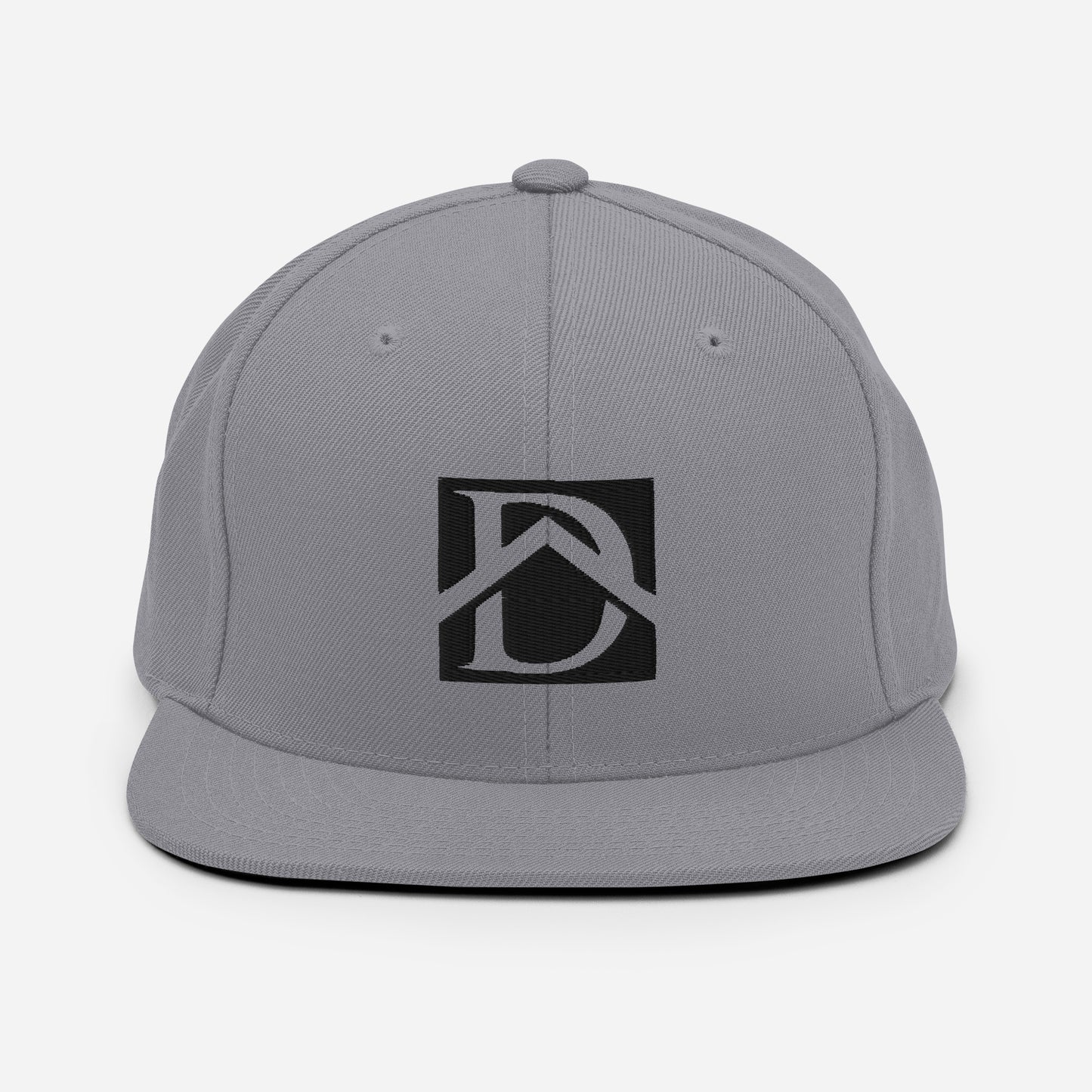 D'Andrea Floor Design Black  Lettering Snapback Hat