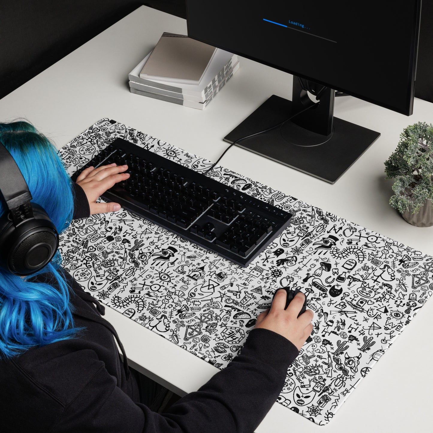 Graphic Graffiti Mouse Pad