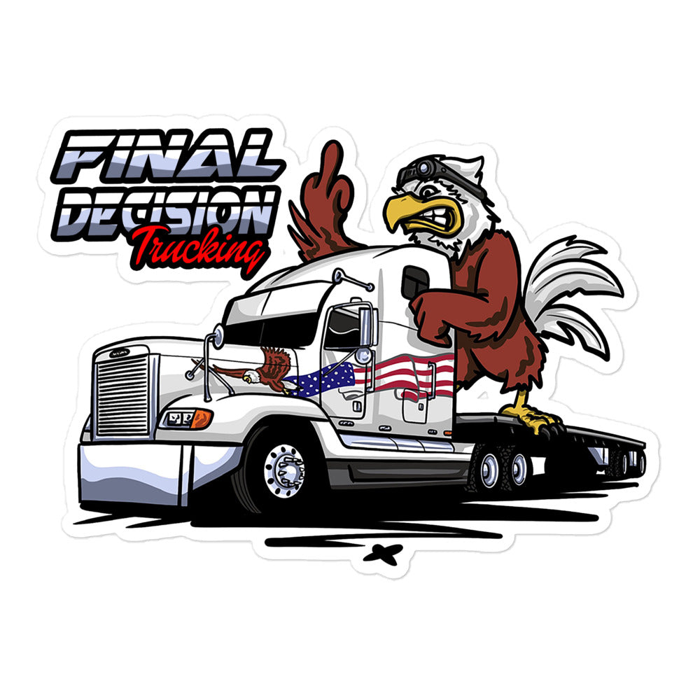 Final Decision Trucking Sticker