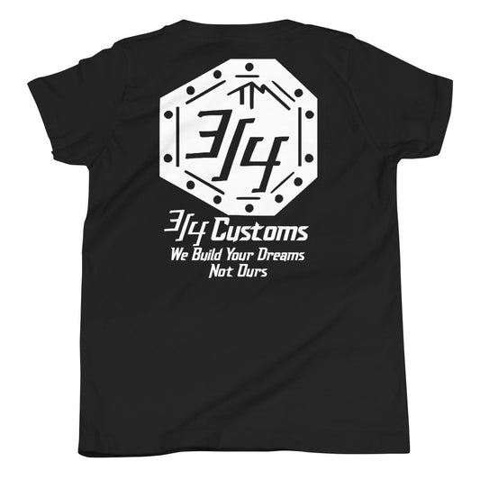 3/4 Customs Youth Short Sleeve