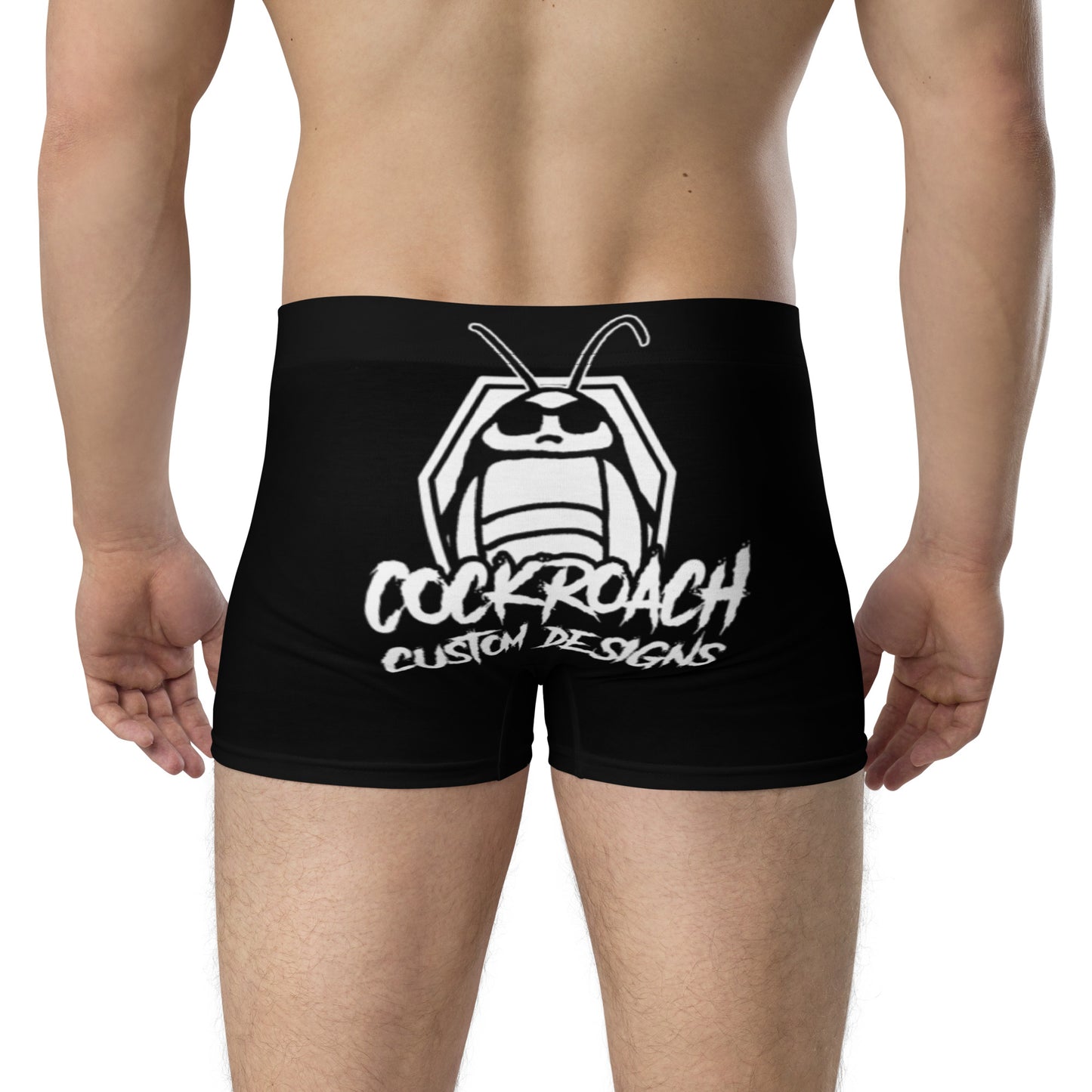 Cockroach Custom Design Black Boxer Briefs