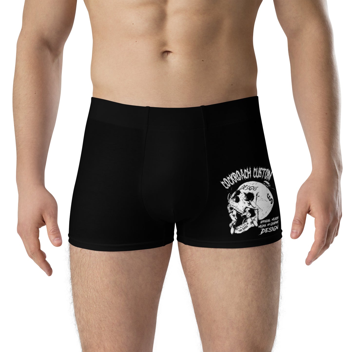 Cockroach Custom Design Black Boxer Briefs