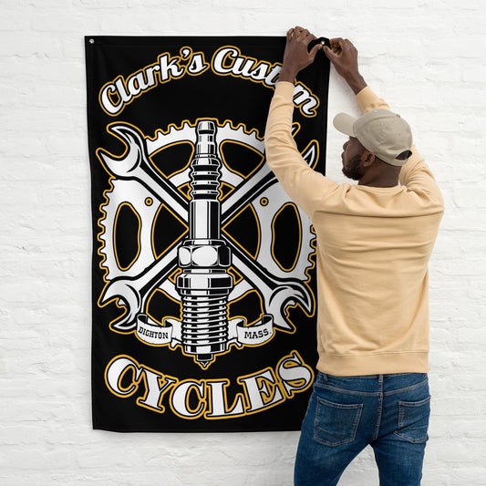 Clark's Custom Cycles Flag