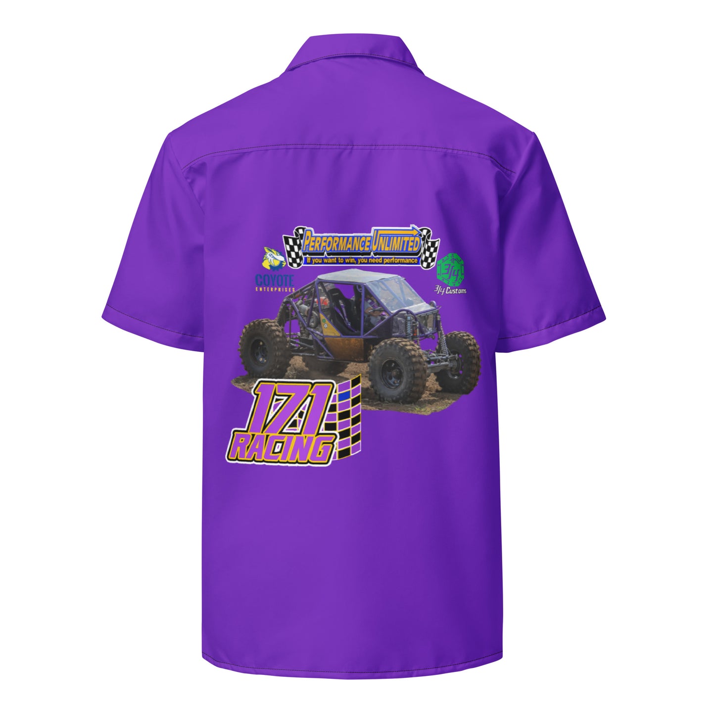 171 racing button shirt