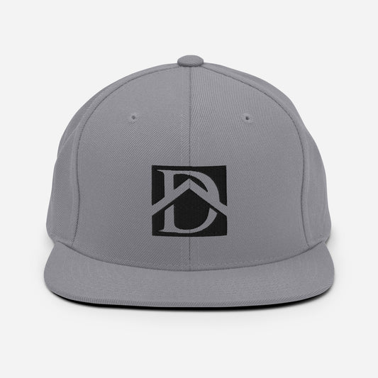 D'Andrea Floor Design Black  Lettering Snapback Hat