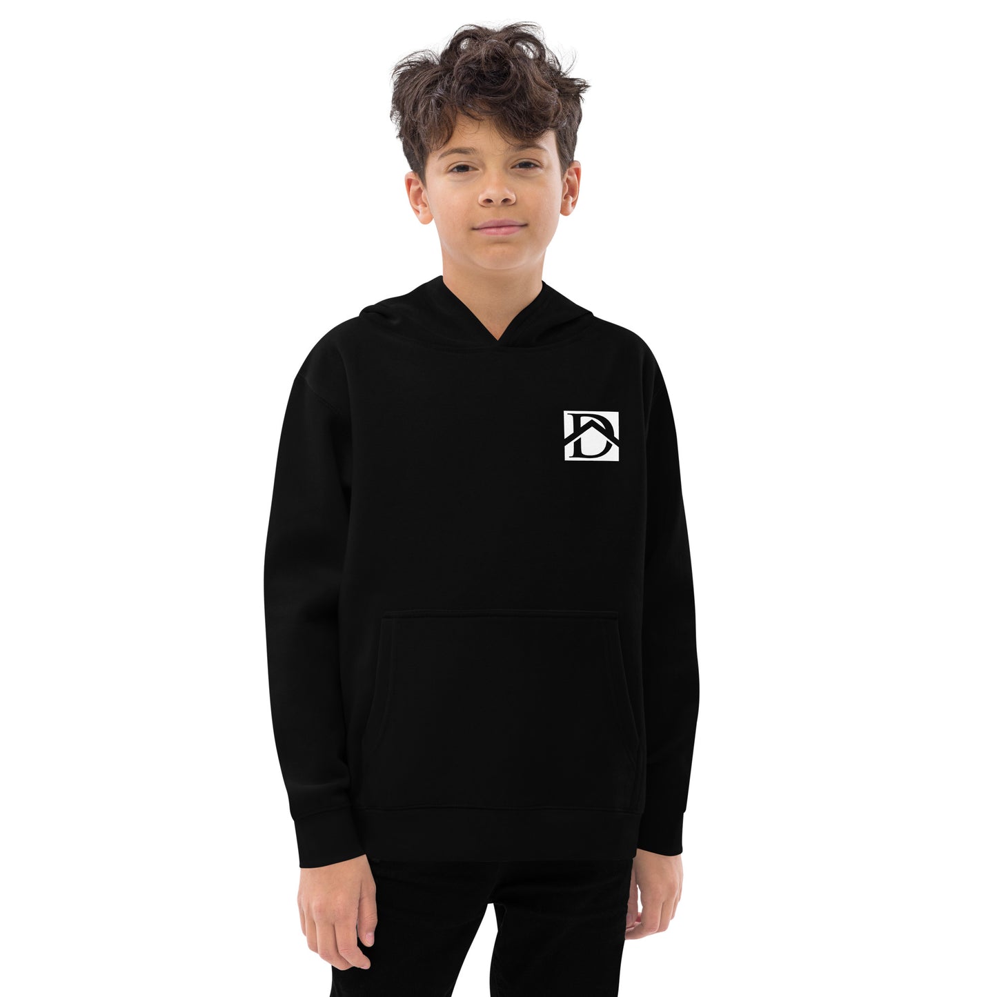 D'Andrea Floor Design White Lettering Youth Hoodie