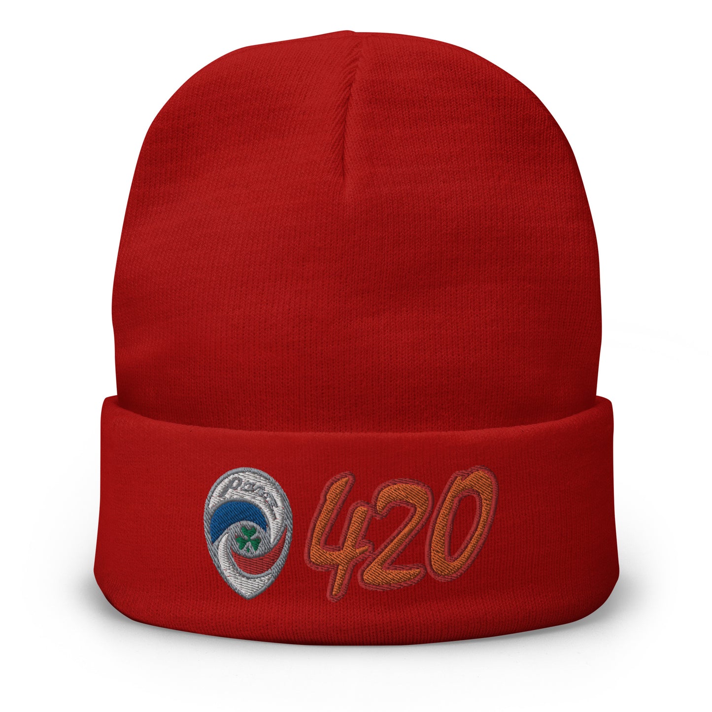 Team 420 Embroidered Panoz Beanie