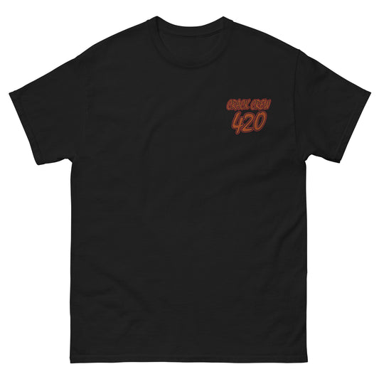 Team 420 Embroidered Crack Crew Short Sleeve Shirt