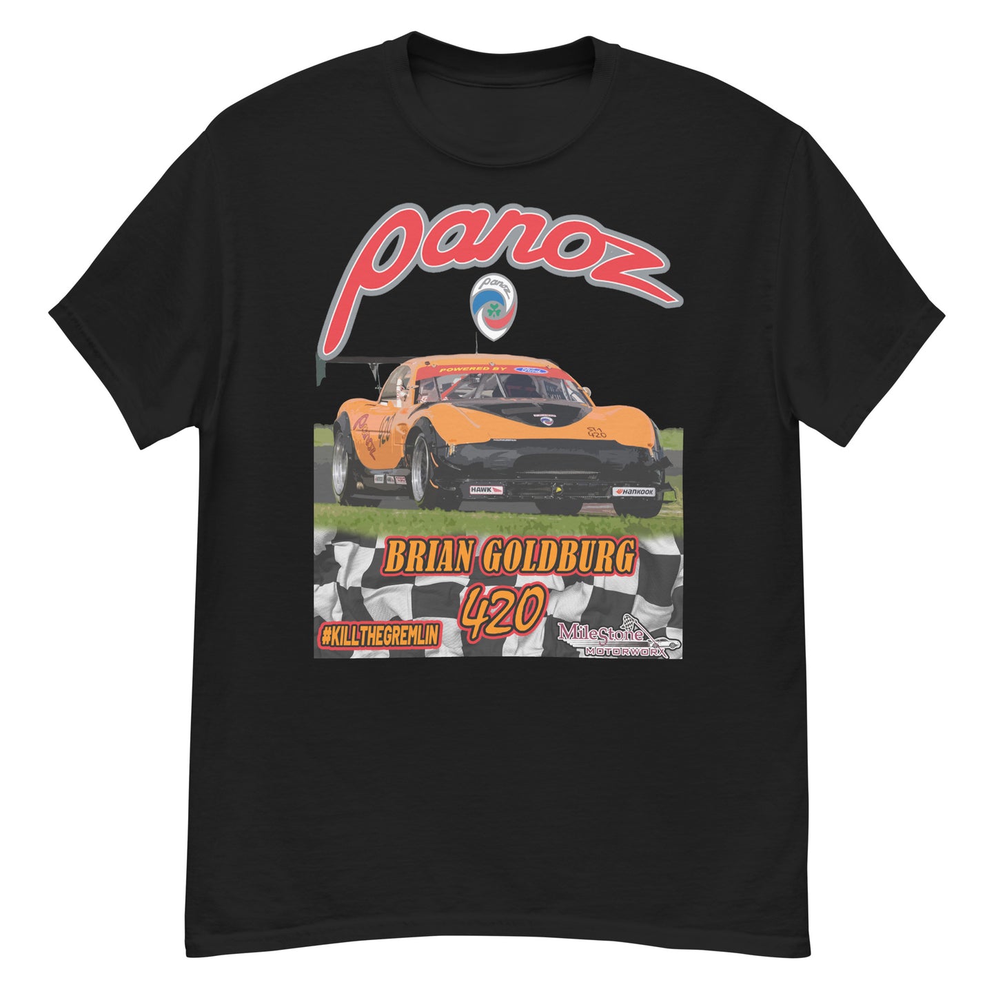 Team 420 Panoz Short Sleeve Shirt Front Print Only