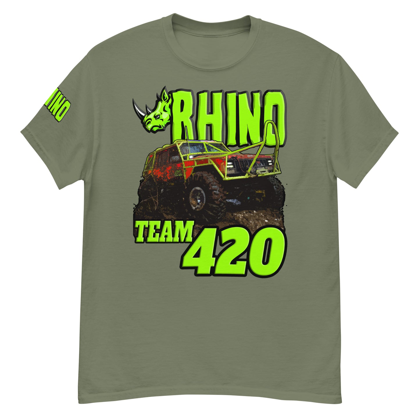 Rhino Team 420 Short Sleeve Shirt with Print on Sleeve