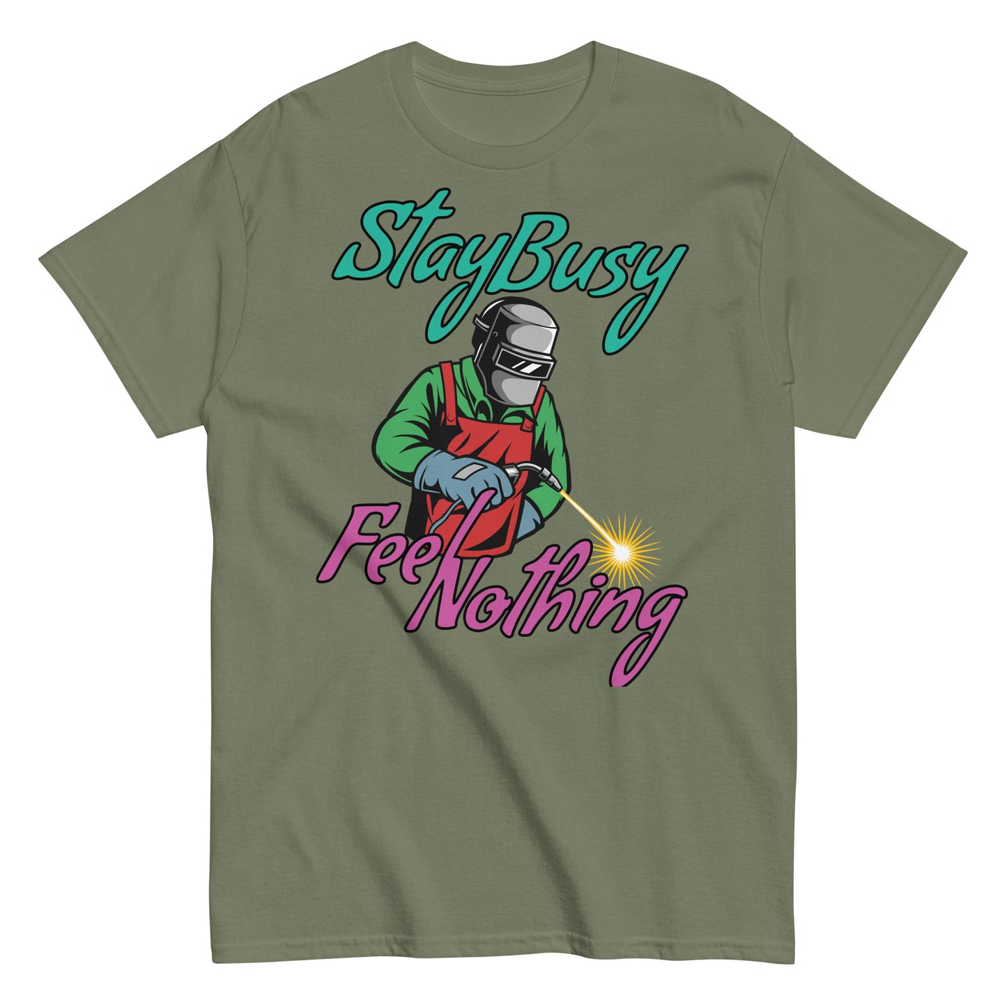 Stay Busy Feel Nothing Tee Shirt