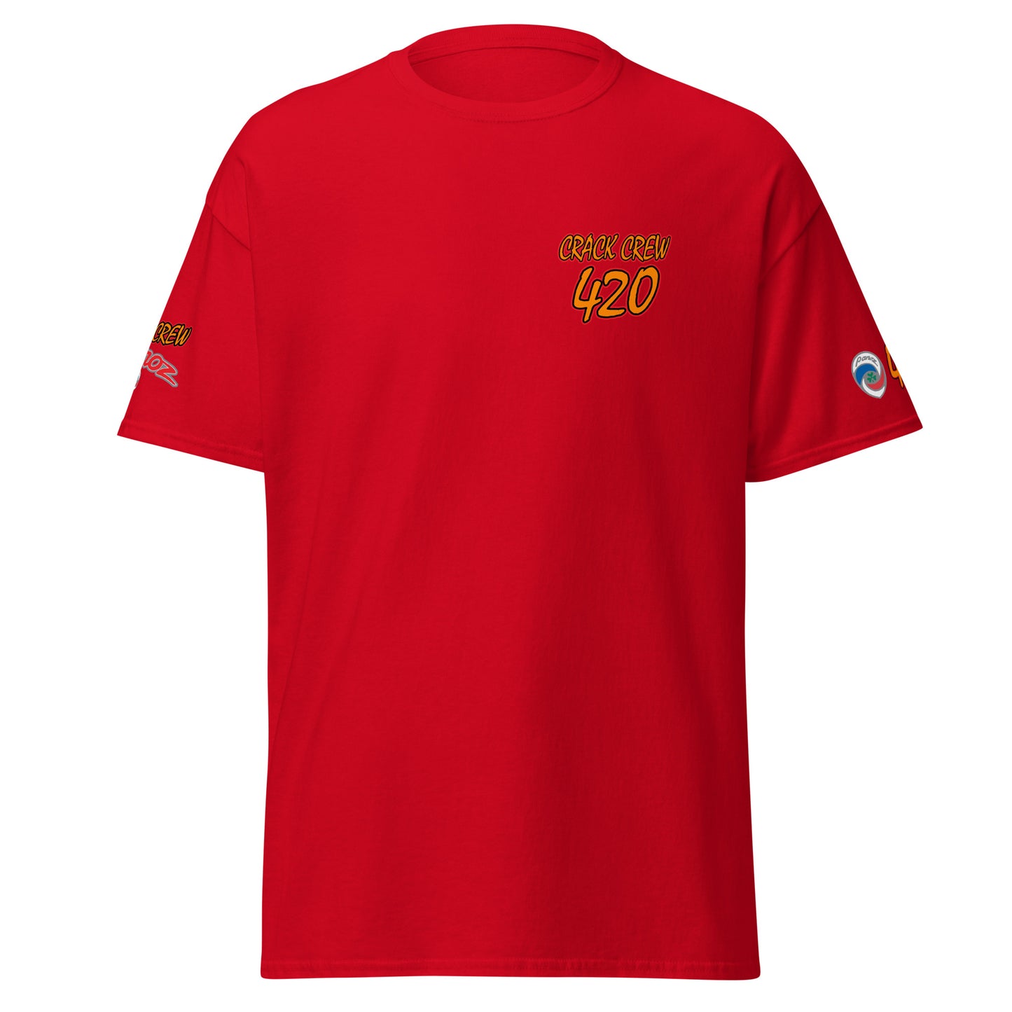 Team 420 Crack Crew Panoz Short Sleeve Shirt With Print on Sleeves