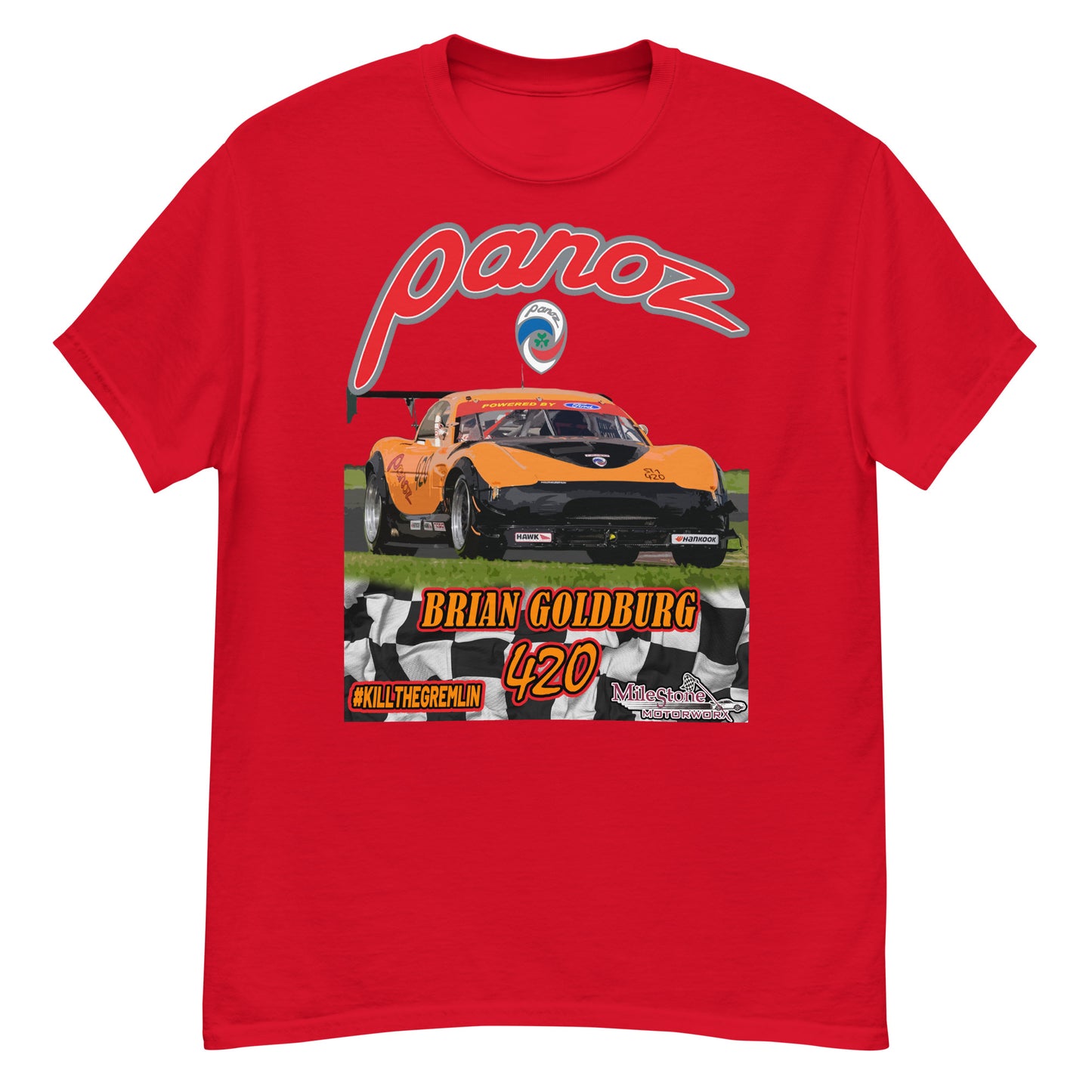 Team 420 Panoz Short Sleeve Shirt Front Print Only