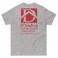 D'Andrea Floor Design Red Lettering cotton tee