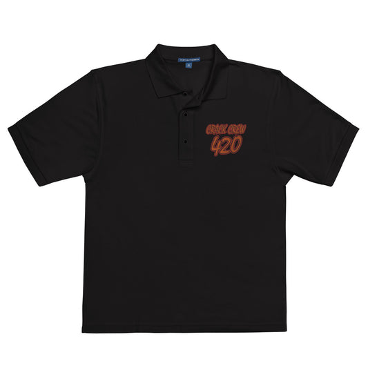 Team 420 Embroidered Crack Crew Polo