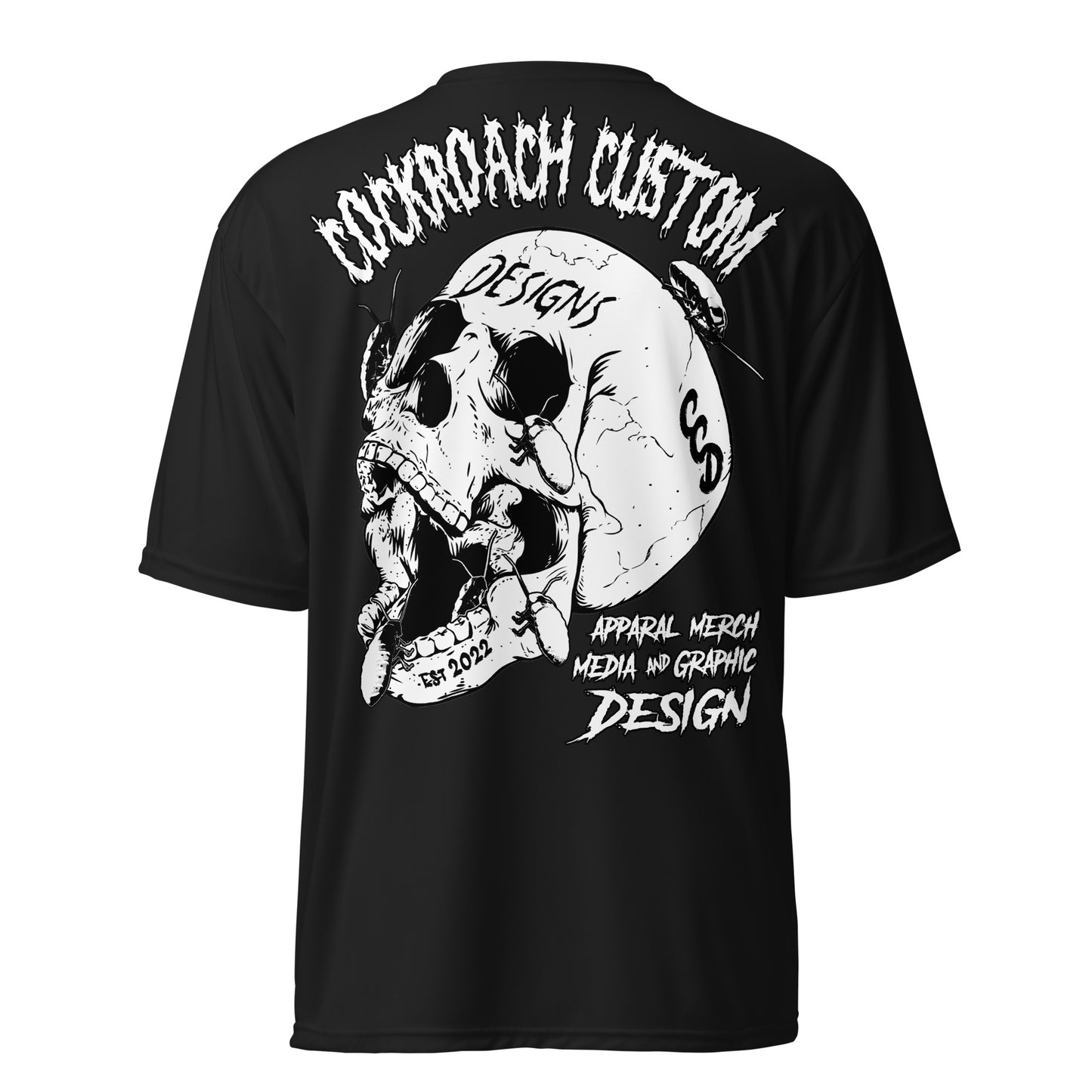 Cockroach Custom Designs performance crew neck t-shirt