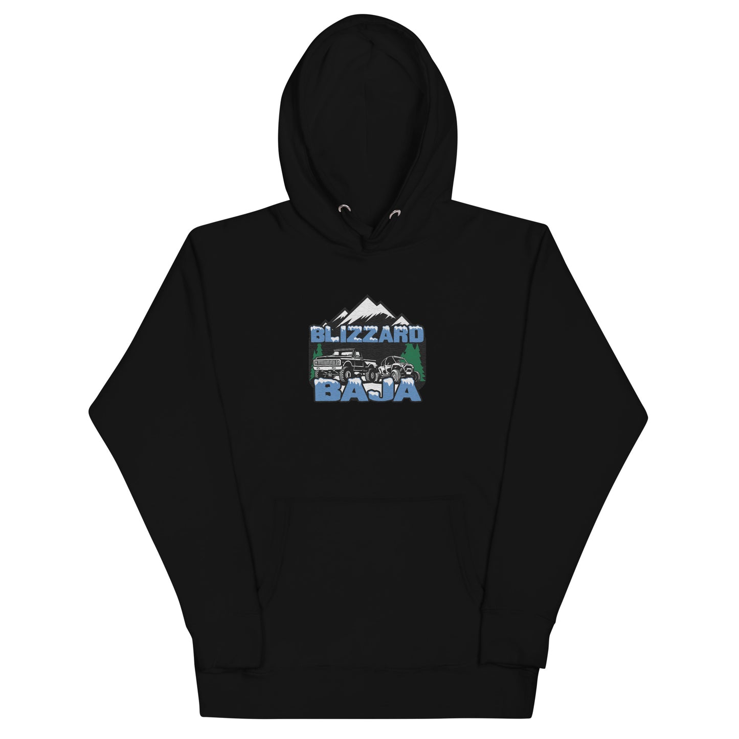 Blizzard Baja Large Embroidery Hoodie