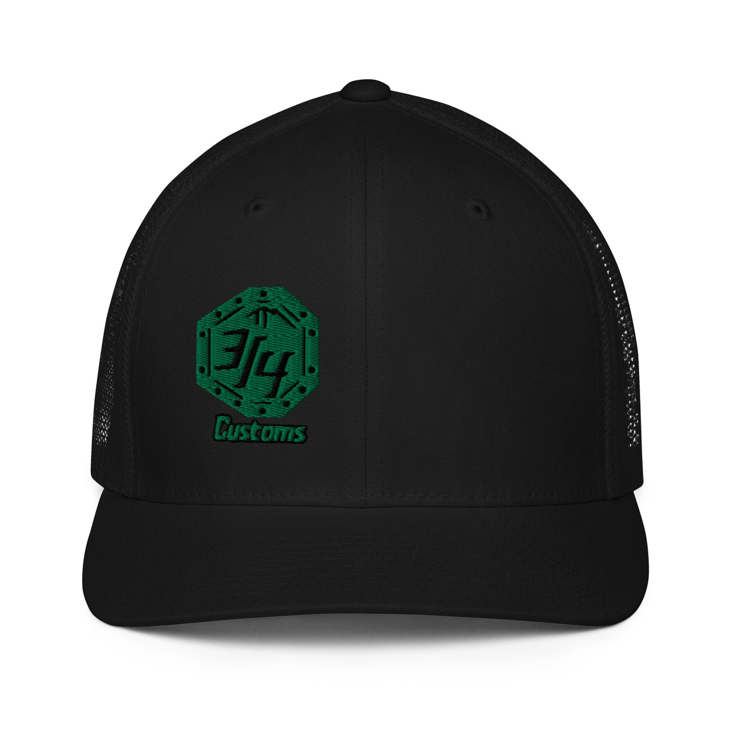 3/4 Customs Closed-back trucker cap