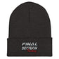 Final Decision Trucking Cuffed Beanie
