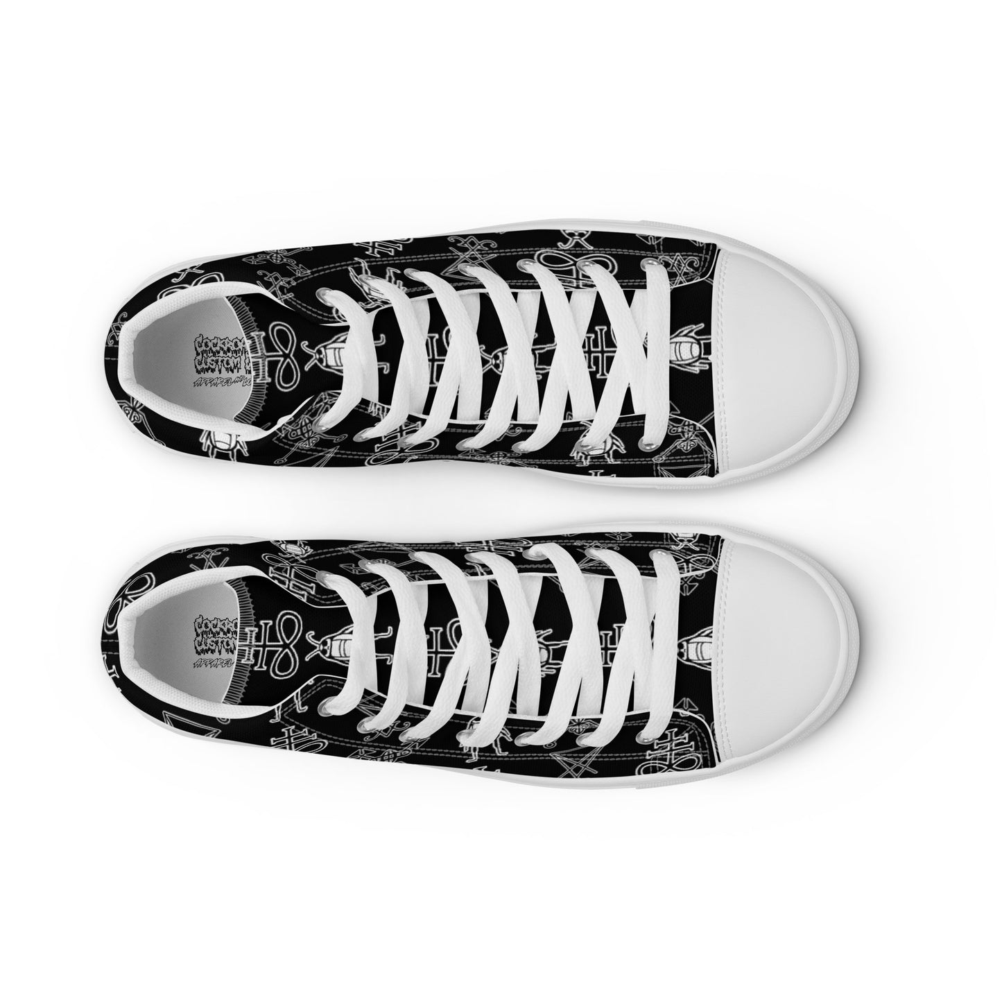 Men’s high top canvas shoes