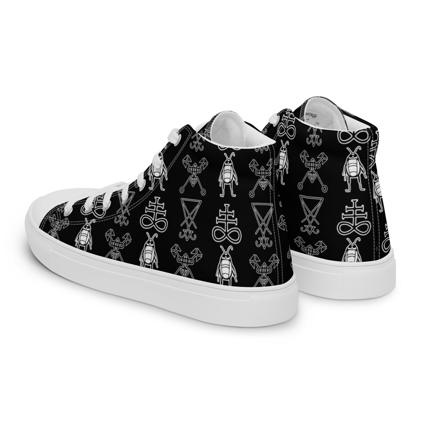 Men’s high top canvas shoes