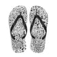 Graphic Graffiti White Flip-Flops