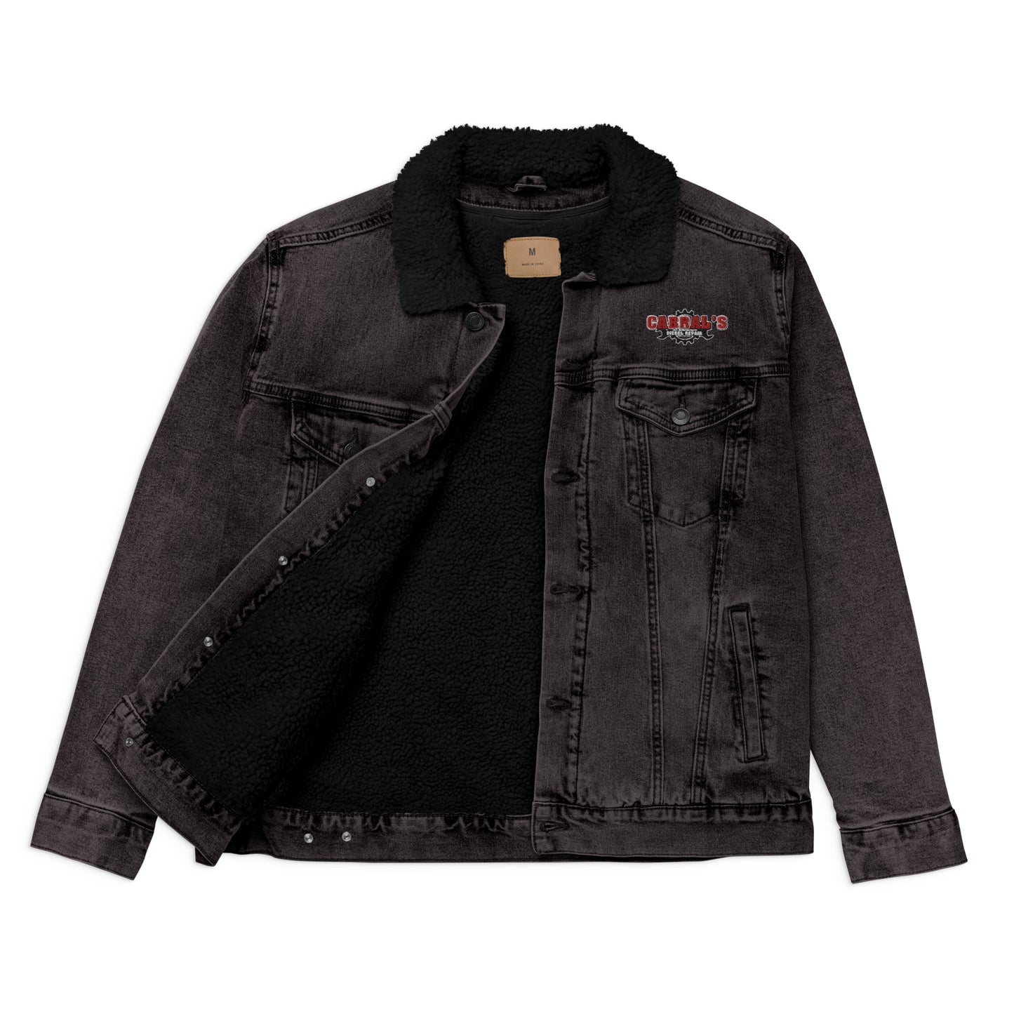 Cabral's Diesel Repair Denim Sherpa Jacket