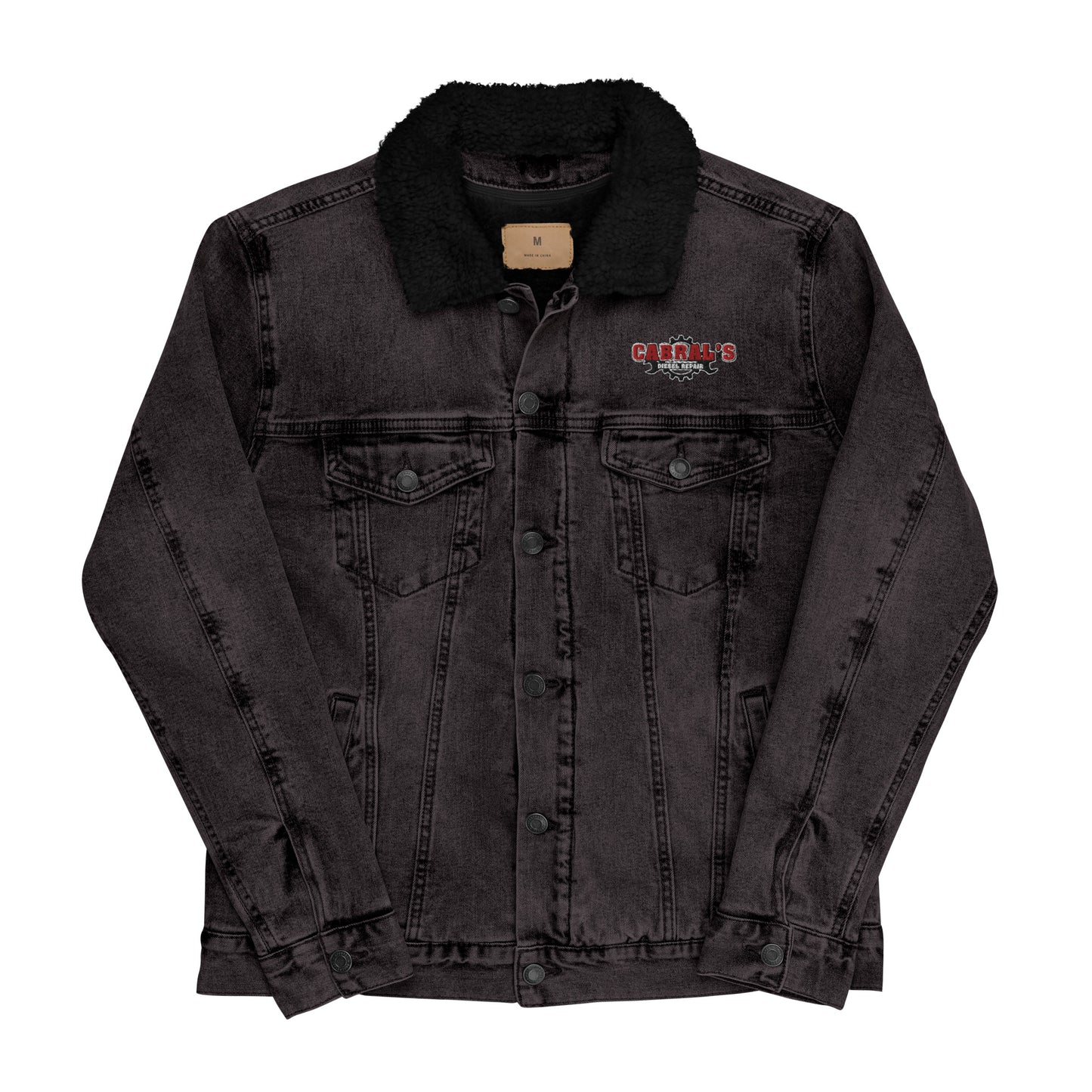 Cabral's Diesel Repair Denim Sherpa Jacket